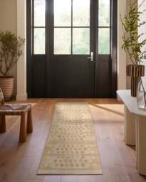 Lucia Natural Flatwoven Rug by goop - 60x90 - Machine Washable Area Rug - Kid & Pet Friendly - Indoor Rugs - Ruggable - thumbnail 2