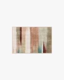 OmbrÃ© Mirage Terracotta & Teal Flatwoven Rug - 60x90 - Machine Washable Area Rug - Kid & Pet Friendly - Indoor Rugs - Ruggable - thumbnail 1