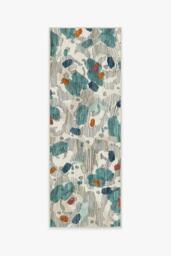 Leona Teal Tufted Rug - 75x215 - Machine Washable Area Rug - Kid & Pet Friendly - Indoor Rugs - Ruggable - thumbnail 1