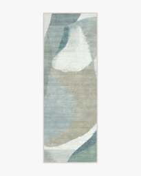 Vale Sage & Tan Rug - 75x215 - Machine Washable Area Rug - Kid & Pet Friendly - Indoor Rugs - Ruggable - thumbnail 1