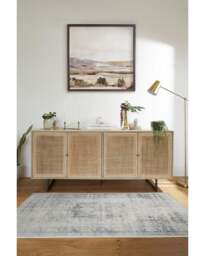 Kamran Blue Quartz Rug - 60x90 - Machine Washable Area Rug - Kid & Pet Friendly - Indoor Rugs - Ruggable - thumbnail 3