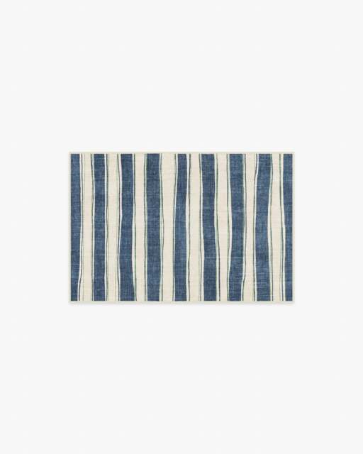 Marin Slate Blue & Neutral Rug - 60x90 - Machine Washable Area Rug - Kid & Pet Friendly - Indoor Rugs - Ruggable - image 1