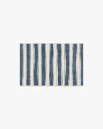 Marin Slate Blue & Neutral Rug - 60x90 - Machine Washable Area Rug - Kid & Pet Friendly - Indoor Rugs - Ruggable - thumbnail 1