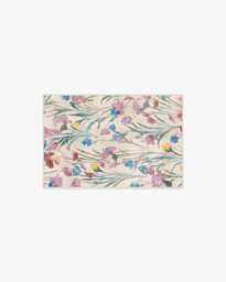 Abeline Multicolour Flatwoven Rug Purple - 60x90 - Machine Washable Area Rug - Kid & Pet Friendly - Indoor Rugs - Ruggable - thumbnail 1