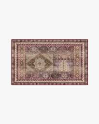 Rumi Mauve & Olive Rug - 185x275 - Machine Washable Area Rug - Kid & Pet Friendly - Indoor Rugs - Ruggable - thumbnail 2