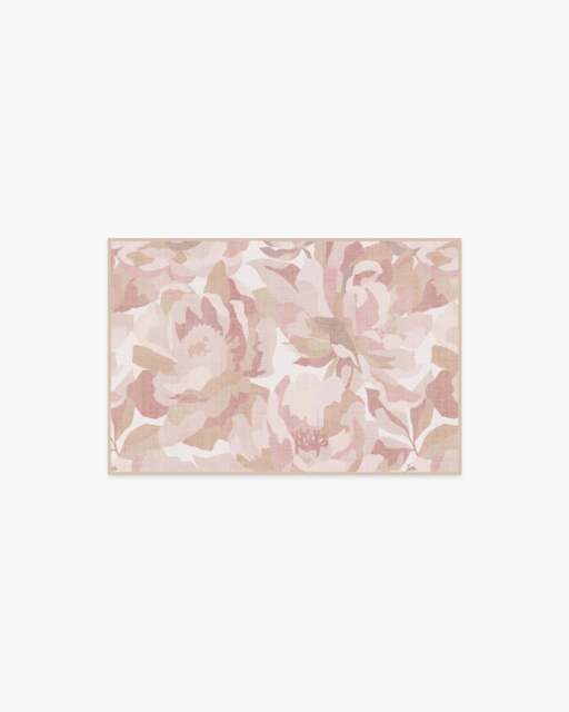 Fiona Vintage Blush Flatwoven Rug Pink - 60x90 - Machine Washable Area Rug - Kid & Pet Friendly - Indoor Rugs - Ruggable - image 1