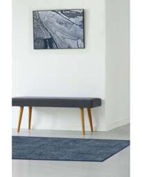 Crosshatch Sapphire Flatwoven Rug - 60x90 - Machine Washable Area Rug - Kid & Pet Friendly - Indoor Rugs - Ruggable - thumbnail 2