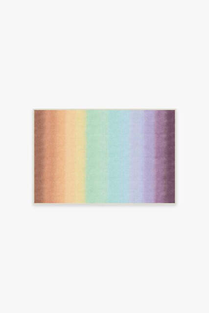 Spectrum Rainbow Rug - 60x90 - Machine Washable Area Rug - Kid & Pet Friendly - Indoor Rugs - Ruggable - image 1