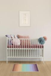 Spectrum Rainbow Rug - 60x90 - Machine Washable Area Rug - Kid & Pet Friendly - Indoor Rugs - Ruggable - thumbnail 2