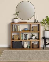 Melange Solid Natural Stone Flatwoven Rug - 305x425 - Machine Washable Area Rug - Kid & Pet Friendly - Indoor Rugs - Ruggable - thumbnail 2