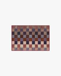 Flux Copper Multicolour Rug Purple - 60x90 - Machine Washable Area Rug - Kid & Pet Friendly - Indoor Rugs - Ruggable - thumbnail 1