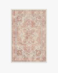 Kamran Rose Rug Pink - 120x185 - Machine Washable Area Rug - Kid & Pet Friendly - Indoor Rugs - Ruggable