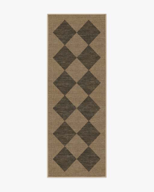 Salerno Soft Black Re-Jute Rug by goop - 75x215 - Machine Washable Area Rug - Kid & Pet Friendly - Indoor Rugs - Ruggable - image 1