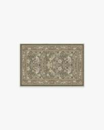 Strawberry Thief Stone Gold Flatwoven Rug by Morris & Co. - 60x90 - Machine Washable Area Rug - Kid & Pet Friendly - Indoor Rugs - Ruggable - thumbnail 1
