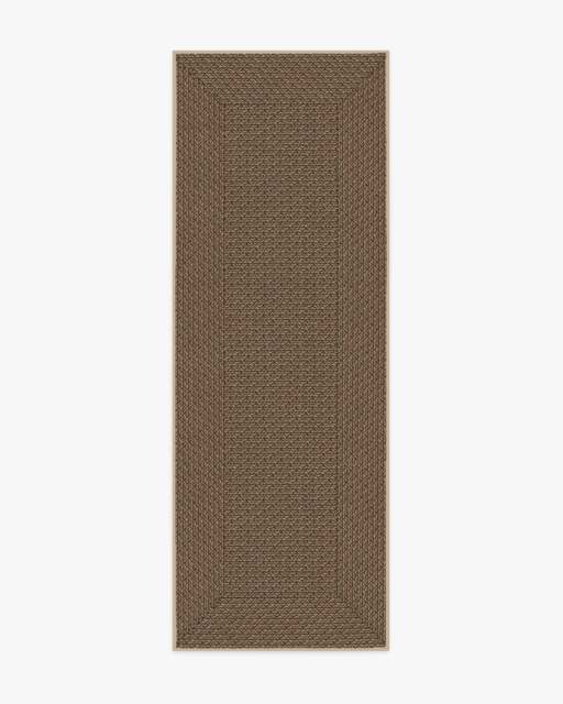 Border Braid Sand Re-Jute Rug - 75x215 - Machine Washable Area Rug - Kid & Pet Friendly - Indoor Rugs - Ruggable - image 1