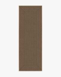 Border Braid Sand Re-Jute Rug - 75x215 - Machine Washable Area Rug - Kid & Pet Friendly - Indoor Rugs - Ruggable - thumbnail 1