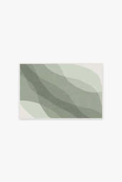 Kallan Sage Green Rug - 60x90 - Machine Washable Area Rug - Kid & Pet Friendly - Indoor Rugs - Ruggable - thumbnail 1