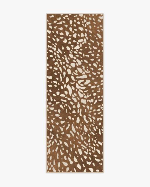 Fawn Warm Brown Rug - 75x215 - Machine Washable Area Rug - Kid & Pet Friendly - Indoor Rugs - Ruggable - image 1