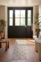 Crosby Birch & Charcoal Flatwoven Rug - 60x90 - Machine Washable Area Rug - Kid & Pet Friendly - Indoor Rugs - Ruggable - thumbnail 2