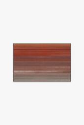 Linear Striped Multicolour Rug Brown - 60x90 - Machine Washable Area Rug - Kid & Pet Friendly - Indoor Rugs - Ruggable - thumbnail 1