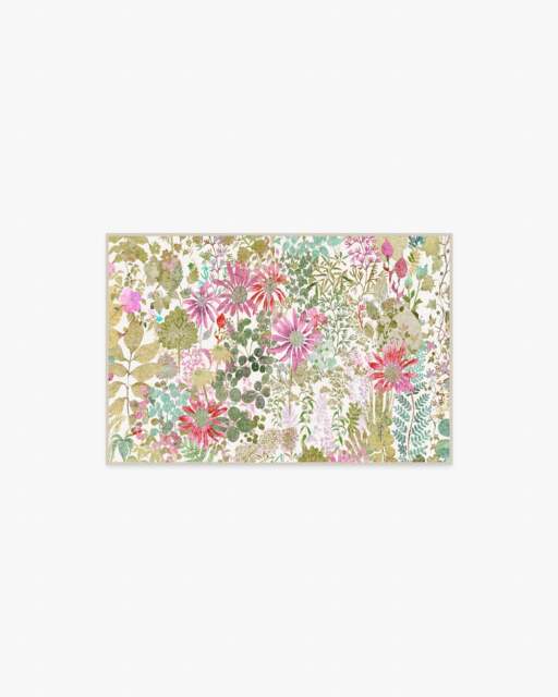 Fresco Spring Rug by Liberty Green - 60x90 - Machine Washable Area Rug - Kid & Pet Friendly - Indoor Rugs - Ruggable - image 1