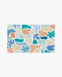 Carnival Blue Rug - 90x150 - Machine Washable Area Rug - Kid & Pet Friendly - Indoor Rugs - Ruggable - thumbnail 1