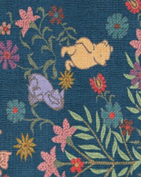 Friendship Garden Blue Rug - 200x290 - Machine Washable Area Rug - Kid & Pet Friendly - Indoor Rugs - Ruggable - thumbnail 5