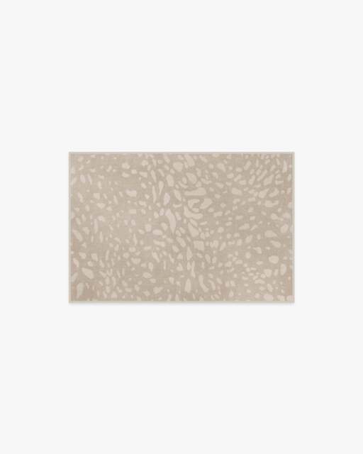 Fawn Stone Rug Beige - 60x90 - Machine Washable Area Rug - Kid & Pet Friendly - Indoor Rugs - Ruggable - image 1