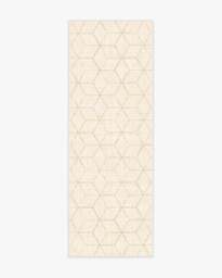 Prisma Cream Rug Beige - 75x215 - Machine Washable Area Rug - Kid & Pet Friendly - Indoor Rugs - Ruggable - thumbnail 1