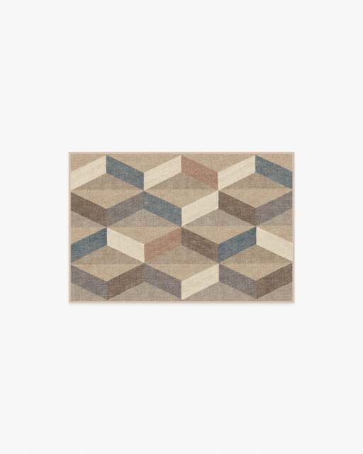 Kya Beige Rug - 60x90 - Machine Washable Area Rug - Kid & Pet Friendly - Indoor Rugs - Ruggable - image 1