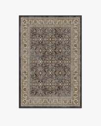Alessia Dark Wood Flatwoven Rug Brown - 120x185 - Machine Washable Area Rug - Kid & Pet Friendly - Indoor Rugs - Ruggable