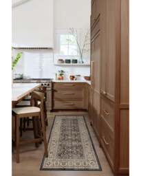 Alessia Dark Wood Flatwoven Rug Brown - 120x185 - Machine Washable Area Rug - Kid & Pet Friendly - Indoor Rugs - Ruggable - thumbnail 2