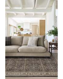 Alessia Dark Wood Flatwoven Rug Brown - 120x185 - Machine Washable Area Rug - Kid & Pet Friendly - Indoor Rugs - Ruggable - thumbnail 4