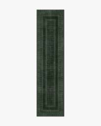 Cyrus Forest Green Flatwoven Rug - 75x215 - Machine Washable Area Rug - Kid & Pet Friendly - Indoor Rugs - Ruggable - thumbnail 2