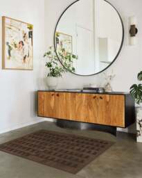 Veza Bronze & Plum Rug Brown - 60x90 - Machine Washable Area Rug - Kid & Pet Friendly - Indoor Rugs - Ruggable - thumbnail 3
