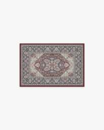Hendesi Heriz Bordeaux Rug Red - 60x90 - Machine Washable Area Rug - Kid & Pet Friendly - Indoor Rugs - Ruggable - thumbnail 1