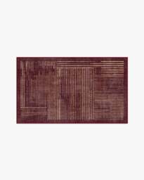 Linear Oasis Rust Red Rug - 60x90 - Machine Washable Area Rug - Kid & Pet Friendly - Indoor Rugs - Ruggable - thumbnail 2