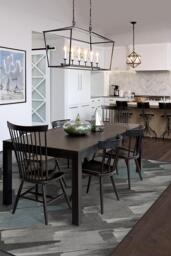 Rogue Squadron Dark Teal Rug - 120x185 - Machine Washable Area Rug - Kid & Pet Friendly - Indoor Rugs - Ruggable - thumbnail 4