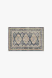 Maxine Dusk Blue Rug - 60x90 - Machine Washable Area Rug - Kid & Pet Friendly - Indoor Rugs - Ruggable - thumbnail 1