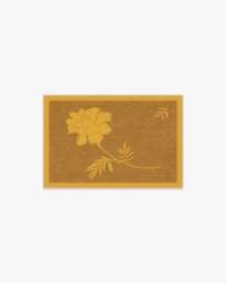Golden Marigold Flatwoven Rug by The Local Project Yellow - 60x90 - Machine Washable Area Rug - Kid & Pet Friendly - Indoor Rugs - Ruggable - thumbnail 1