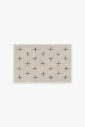 Crosby Birch & Charcoal Rug - 60x90 - Machine Washable Area Rug - Kid & Pet Friendly - Indoor Rugs - Ruggable - thumbnail 1