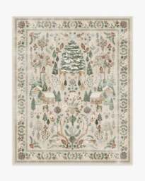 Juniper Neutral Flatwoven Rug - 245x305 - Machine Washable Area Rug - Kid & Pet Friendly - Indoor Rugs - Ruggable - thumbnail 1