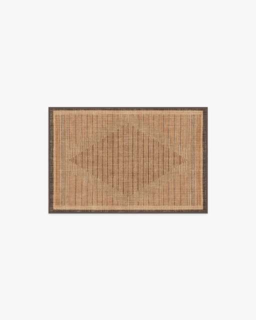 Nova Natural Clay Flatwoven Rug - 60x90 - Machine Washable Area Rug - Kid & Pet Friendly - Indoor Rugs - Ruggable