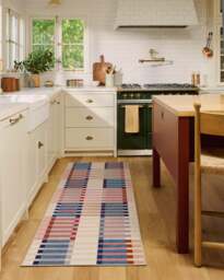 Quincy Multicolour Rug Red - 60x90 - Machine Washable Area Rug - Kid & Pet Friendly - Indoor Rugs - Ruggable - thumbnail 2