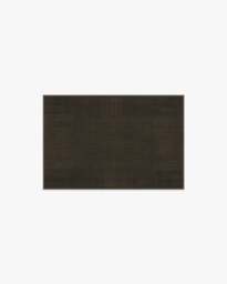 Bel Air Dark Chocolate Flatwoven Rug by The Hiltons Brown - 60x90 - Machine Washable Area Rug - Kid & Pet Friendly - Indoor Rugs - Ruggable - thumbnail 1