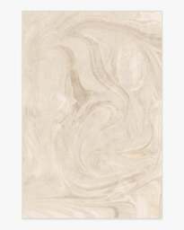 Marble Golden Ivory Flatwoven Rug - 185x275 - Machine Washable Area Rug - Kid & Pet Friendly - Indoor Rugs - Ruggable