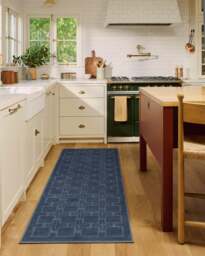 Fletcher Blue Rug - 60x90 - Machine Washable Area Rug - Kid & Pet Friendly - Indoor Rugs - Ruggable - thumbnail 2