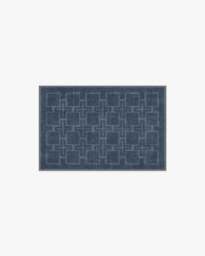 Fletcher Blue Rug - 60x90 - Machine Washable Area Rug - Kid & Pet Friendly - Indoor Rugs - Ruggable - thumbnail 1
