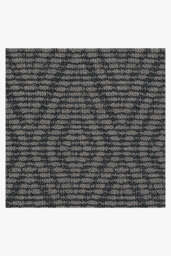 Halo Diamond Grey Outdoor Rug - 275x365 - Machine Washable Area Rug - Kid & Pet Friendly - Indoor Rugs - Ruggable - thumbnail 4