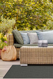 Halo Diamond Grey Outdoor Rug - 275x365 - Machine Washable Area Rug - Kid & Pet Friendly - Outdoor Rugs - Ruggable - thumbnail 2